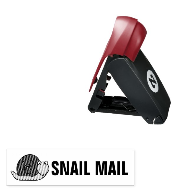 SNAIL MAIL rubber stamp (Open with Design)