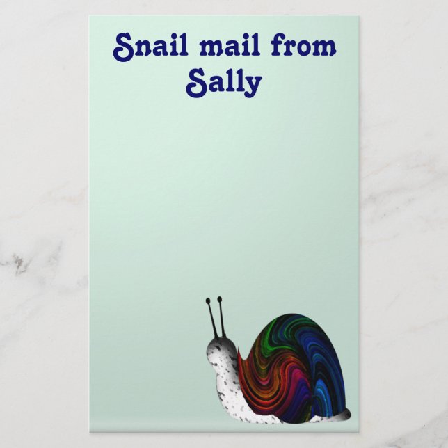 Snail mail stationery (Front)