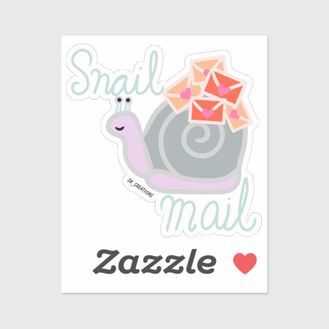 Snail Mail  Sticker (Sheet)