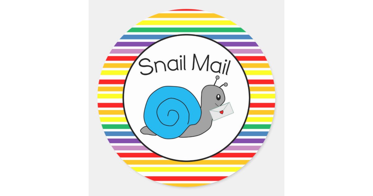 30 SMILE YOUR HAPPY MAIL HAS ARRIVED ENVELOPE SEALS LABELS STICKERS 1.5  ROUND