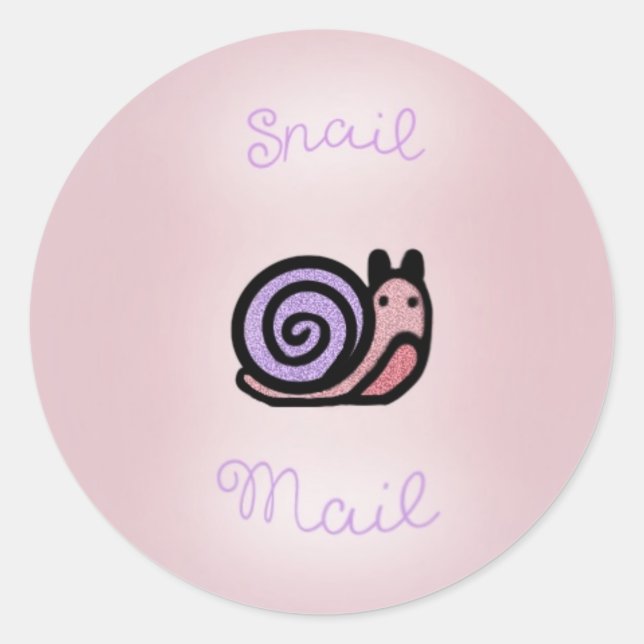 ‘snail mail’ sticker set (Front)