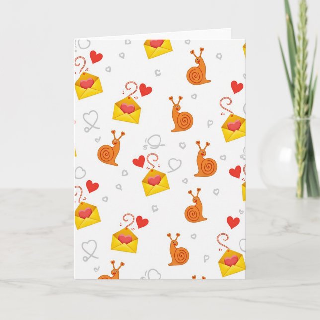 Snail Mail Valentine Card (Front)