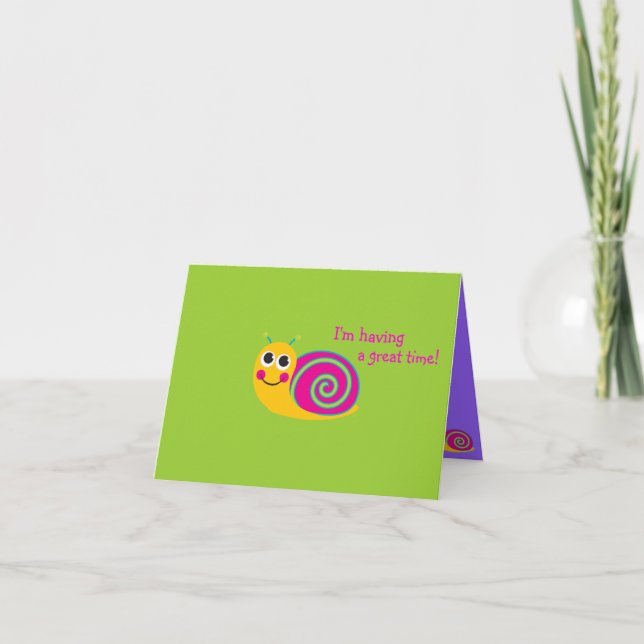 Snail Notecard (Front)