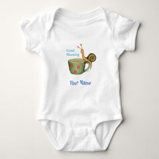 Snail On a Coffee Cup 