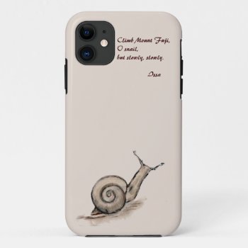 Snail Original Pastel Zen Drawing Iphone 11 Case by YANKAdesigns at Zazzle