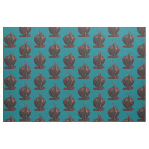 Snail Pastels Drawing Custom Prima Cotton Fabric