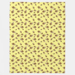 Snail Pattern Fleece Blanket
