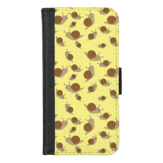 Snail Pattern iPhone 8/7 Wallet Case