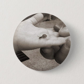 snail pinback button