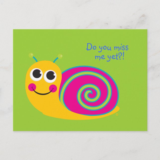 Snail Post Card (Front)