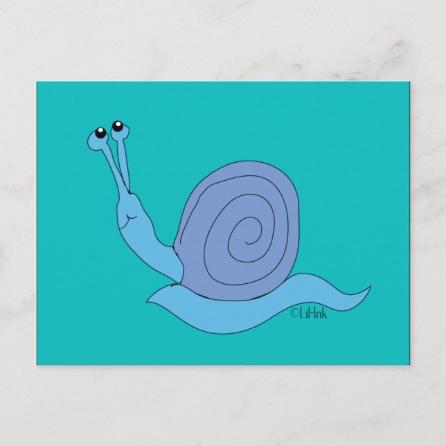 Snail Postcard (Front)