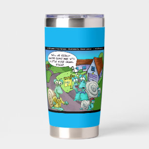 Snail Real Estate Sales Funny Gifts & Collectibles Insulated Tumbler