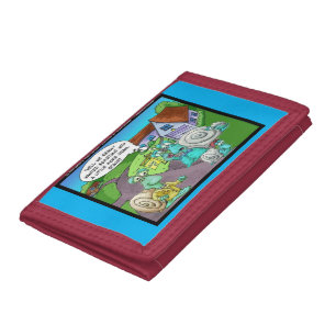 Snail Real Estate Sales Funny Gifts & Collectibles Tri-fold Wallet