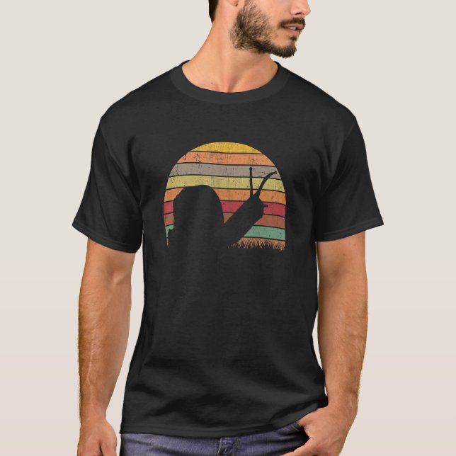 Snail Retro Roman Snail Vintage 1 T-Shirt (Front)