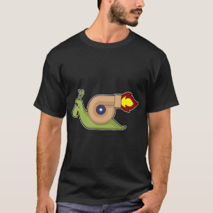 Snail Runner Running Rocket T-Shirt