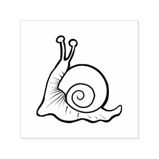 Snail Self-inking Stamp