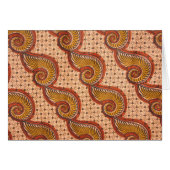 Snail Shell African Fabric Design (Front Horizontal)