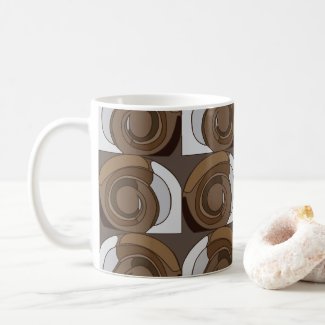 Snail Shells Abstract Pattern