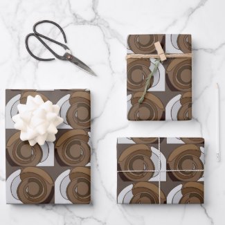 Snail Shells Abstract Pattern