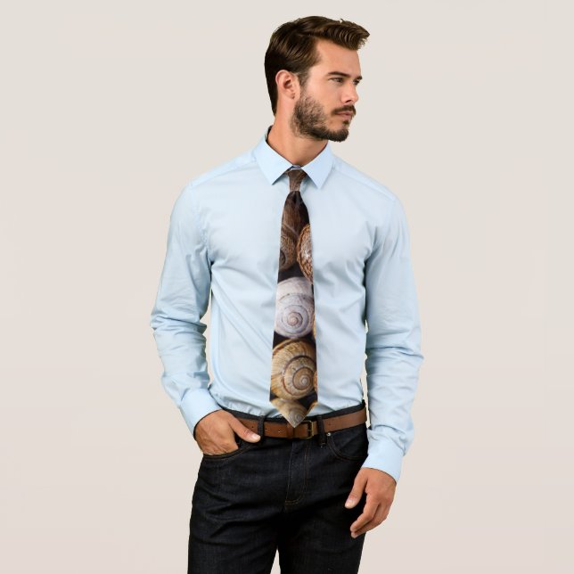 Snail Shells Neck Tie (In Situ)