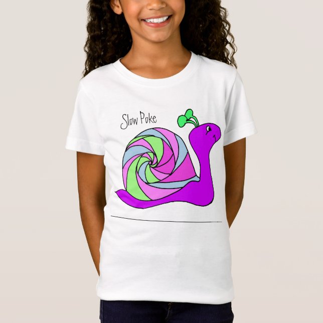 Snail Shirt for Girls (Front)