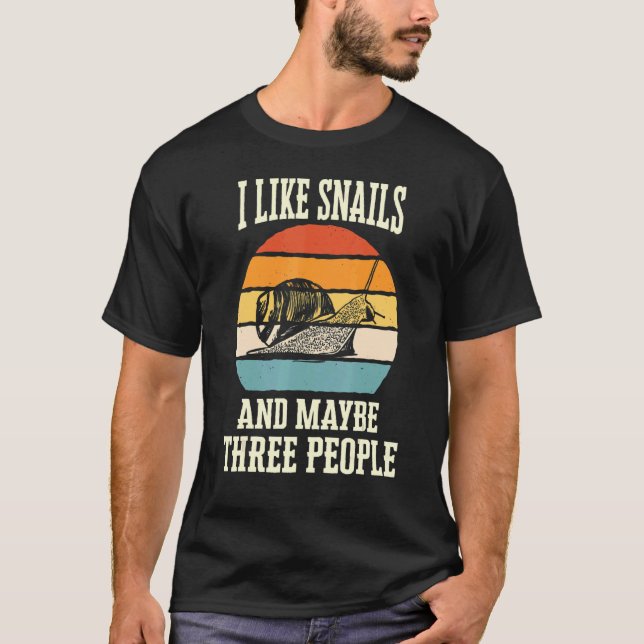 Snail Slug Animal T-Shirt (Front)