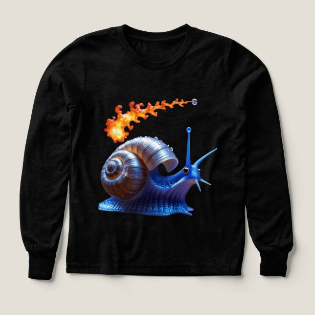 Snail  Tri-Blend shirts (Design Front)