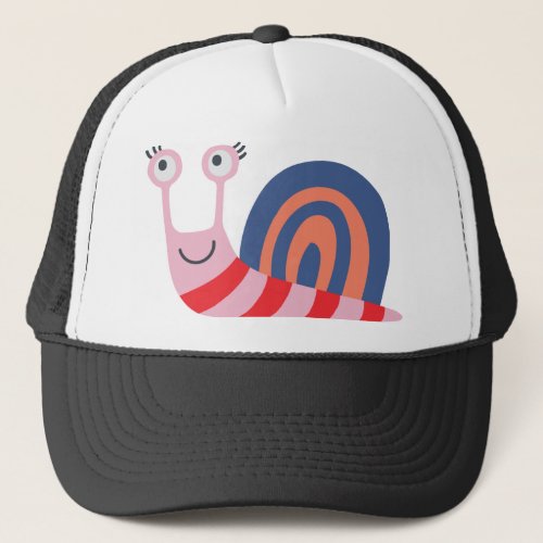 snail trucker hat