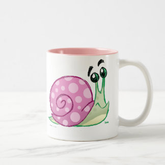 Snail Two-Tone Coffee Mug