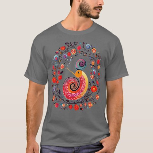Snail Valentine Day T_Shirt