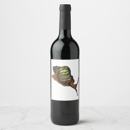 Snail Wine Label