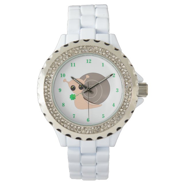 Snail with Clover Watch - Lucky Snail (Front)
