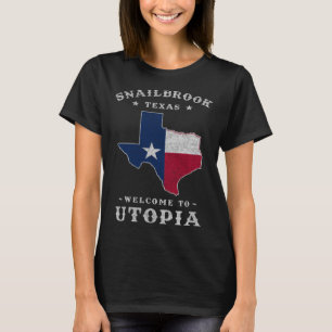 Snailbrook Texas City of Utopia Along the Colorad T-Shirt