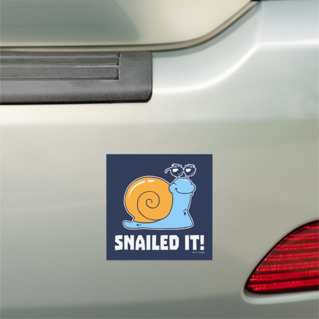 Snailed It Car Magnet (In Situ)