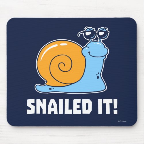 Snailed It Mouse Pad