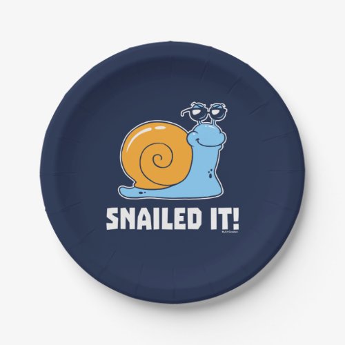 Snailed It Paper Plates
