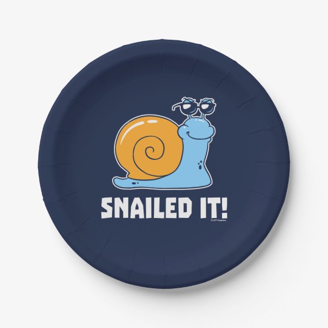 Snailed It Paper Plates (Front)