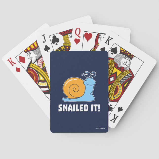 Snailed It Poker Cards (Back)