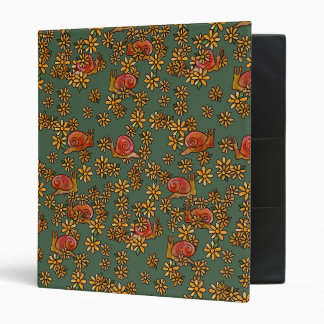 Snails 3 ring binder