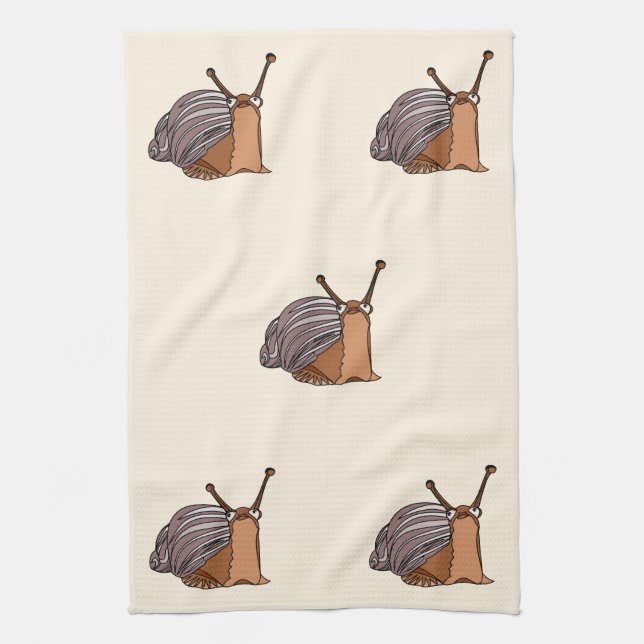 Snails Kitchen Towel (Vertical)