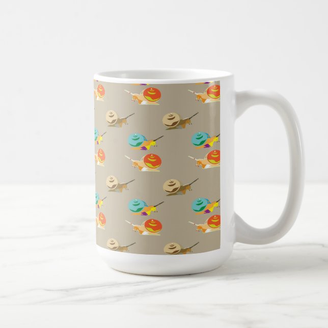 snails pattern coffee mug (Right)
