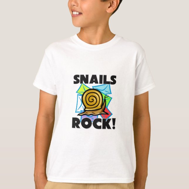 Snails Rock T-Shirt (Front)