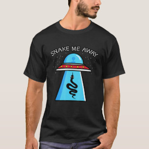 Snake Alien Ufo Outer Space Reptile Herpetologist T-Shirt