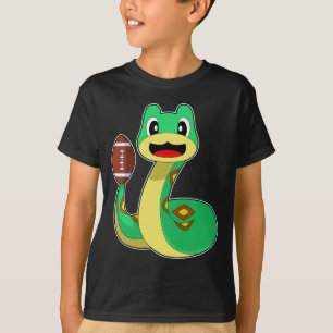 Snake American Football Sports T-Shirt
