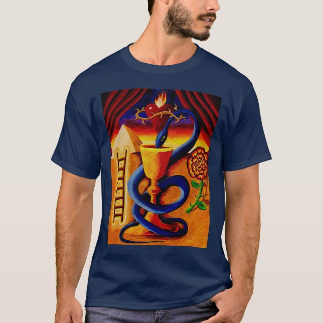 snake and chalice T-Shirt (Front)