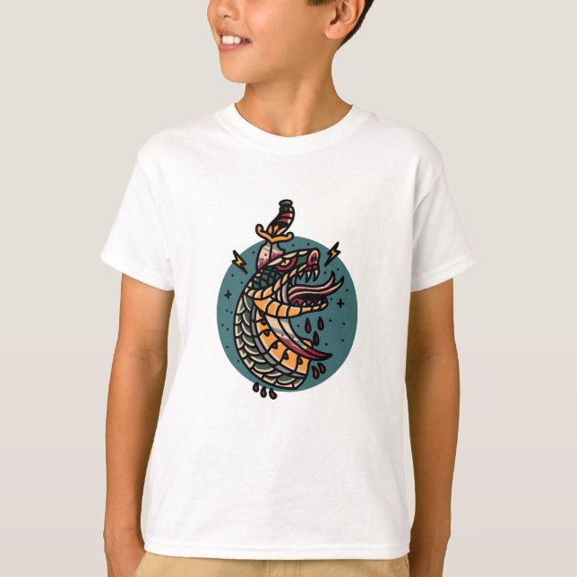 Snake and Dagger T-Shirt (Front)