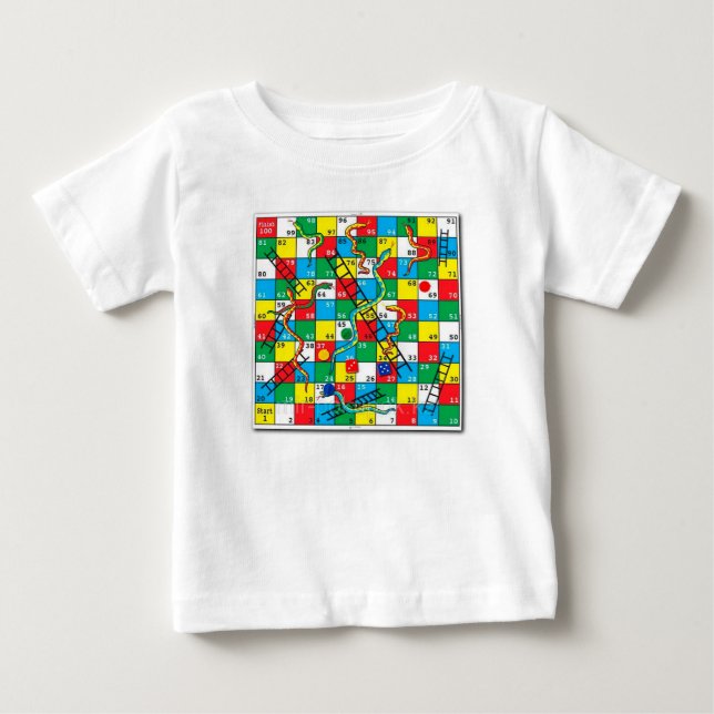 snake and ladder baby T-Shirt (Front)