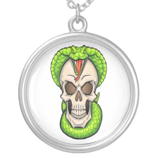 Snake and Skull Necklace