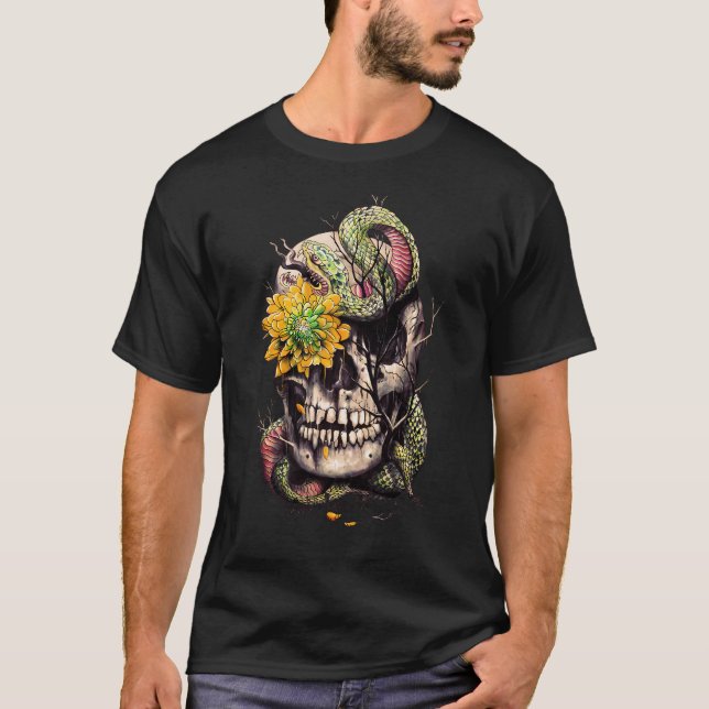 Snake and Skull T-Shirt (Front)