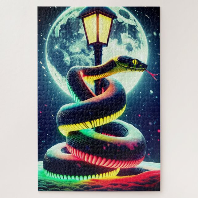 Snake Art Jigsaw Puzzle (Vertical)